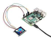 1.27inch RGB OLED Display Module, 128×96 Resolution, 262K Colors, SPI Interface
