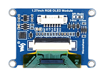 1.27inch RGB OLED Display Module, 128×96 Resolution, 262K Colors, SPI Interface