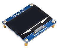 1.54inch OLED Display Module, 128×64 Resolution, SPI / I2C Communication-WHITE