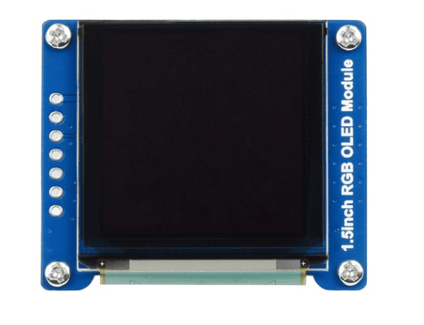 1.5inch RGB OLED Display Module, 65K RGB Colors, 128×128, SPI