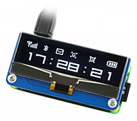 128×32, 2.23inch OLED display HAT for Raspberry Pi