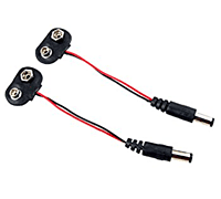 CONNECTOR FOR 9V RECHARGEABLE BATTERY