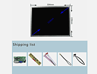 15 Display with lvds board and connecter DV150X0M-N10