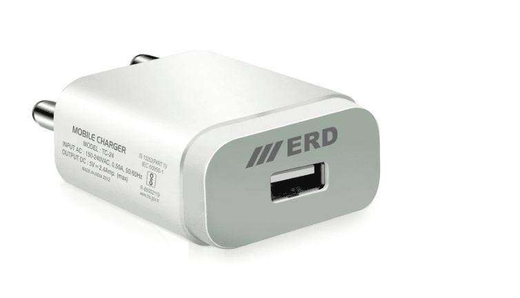 ERD TC-24 5V-2.4Amp Mobile Charger Adapter