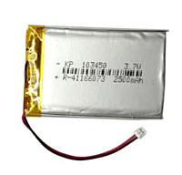 LIPO BATTERY 3.7V 2500 MAH KP103450