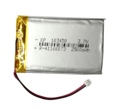 LIPO BATTERY 3.7V 2500 MAH KP103450