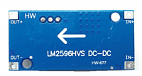 LM2596HVS DC-DC Buck Converter 4.5-50V to 3-40V Adjustable Step Down Power Module
