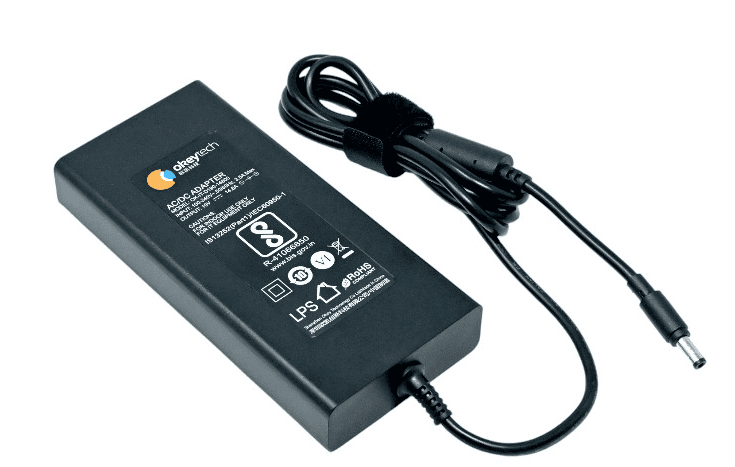 Okeytech 19V8A Power Adapter with 5.5 X 2.5mm DC Plug