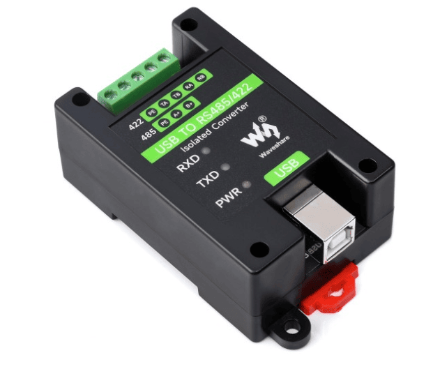 Waveshare USB to RS485/422 Industrial Grade Isolated Converter, Onboard Original FT232RL andSP485EEN, Multiple Protection