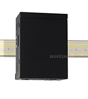 Waveshare Industrial Grade Metal Case (D) for Raspberry Pi 5, Larger Internal Space, Supports Installing Official Cooling Fan And Various HATs, Wallmount and Rail-mount Support