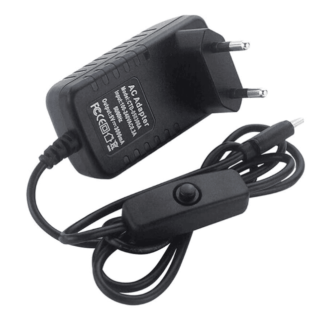 Standard 5V 3A Power Supply with Type-C Plug
