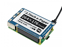 264x176  2.7inch E-Ink display HAT for Raspberry Pi
