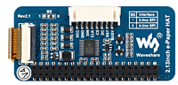 2.13inch E-Paper HAT (B) 250x122 SPI Interface