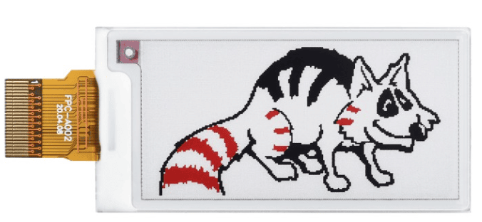 250x122 2.13inch E-Ink raw display panel
