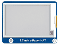 2.7inch e-Paper e-Ink Display HAT (B) For Raspberry Pi, 264×176