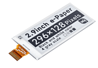 296x128, 2.9inch E-Ink raw display panel