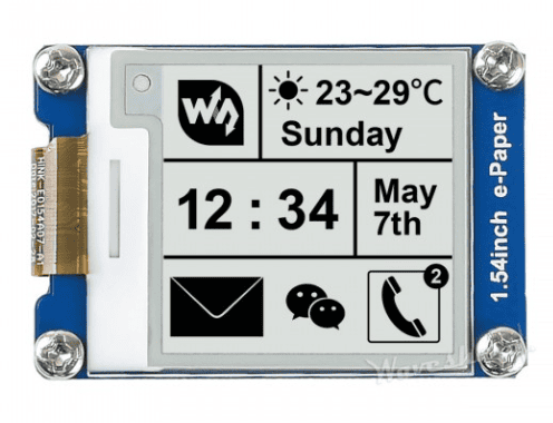 200x200, 1.54inch E-Ink display module
