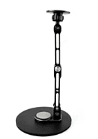 Magnetic N52 Neodymium Magnet Portable Monitor Adjustable Stand, Compatible With 4~18.5inch Monitors, Supports Multi-axis Rotation, Comes With Magnetic Metal Rings, Foldable For Easy Storage