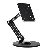 VESA Portable Monitor Adjustable Stand, Compatible With Monitors Up To 19inch, Supports Multi-axis Rotation Weighted Base And Ergonomic Design Foldable For Easy Storage
