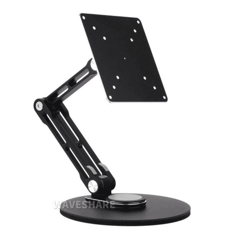 VESA Portable Monitor Adjustable Stand, Compatible With Monitors Up To 19inch, Supports Multi-axis Rotation Weighted Base And Ergonomic Design Foldable For Easy Storage
