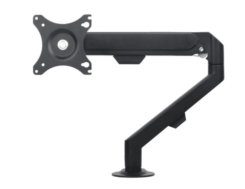 Gas Spring Monitor Arm for 17~30 inch display monitor, Free height adjustment, supports multi angle rotation and expansion