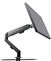 Gas Spring Monitor Arm for 17~30 inch display monitor, Free height adjustment, supports multi angle rotation and expansion