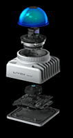 Livox Mid-360 (Line-16), v1.2 Laser Detection Rangefinder (1.5m Cable)