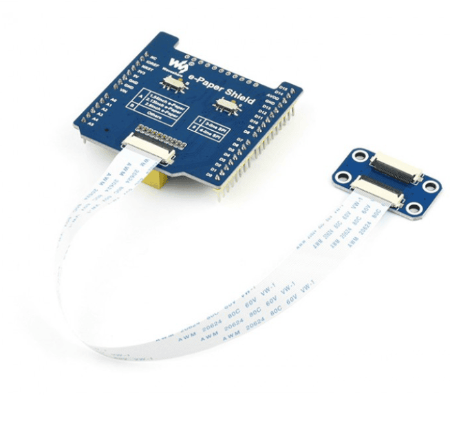 Universal e-Paper Raw Panel Driver Shield for Arduino