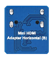 DIY HDMI Cable Mini HDMI Adapter Horizontal (B)