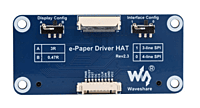 Universal e-Paper Raw Panel Driver HAT, Supports Most Waveshare SPI e-Paper Raw Panels