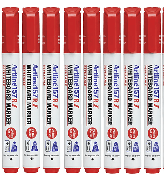 Whiteboard Marker EK-157RI Red – Pack of 10 Whiteboard Marker EK-157RI Red – Pack of 10
