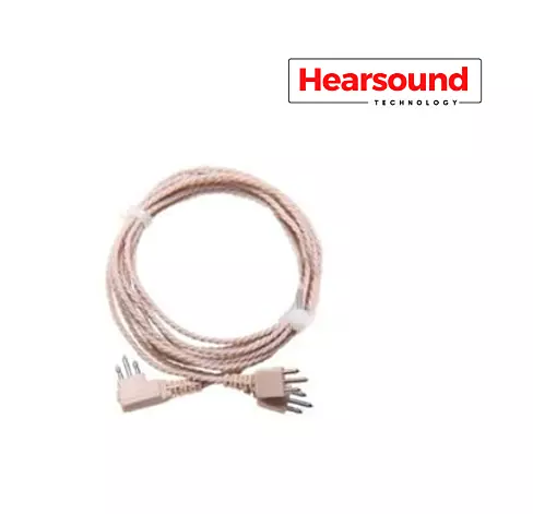 Three Pin Y Cord Beige
