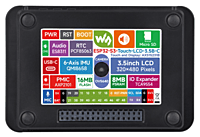 ESP32-S3 3.5inch Capacitive Touch Display Development Board, 320×480 Pixels, IPS Panel, 262K Color, Onboard Camera Interface, Supports Wi-Fi and Bluetooth 5, ESP32 With Display