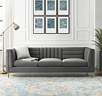 Roger 3 seater sofa Grey