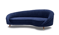 Ultima 3 seater sofa Navy Blue