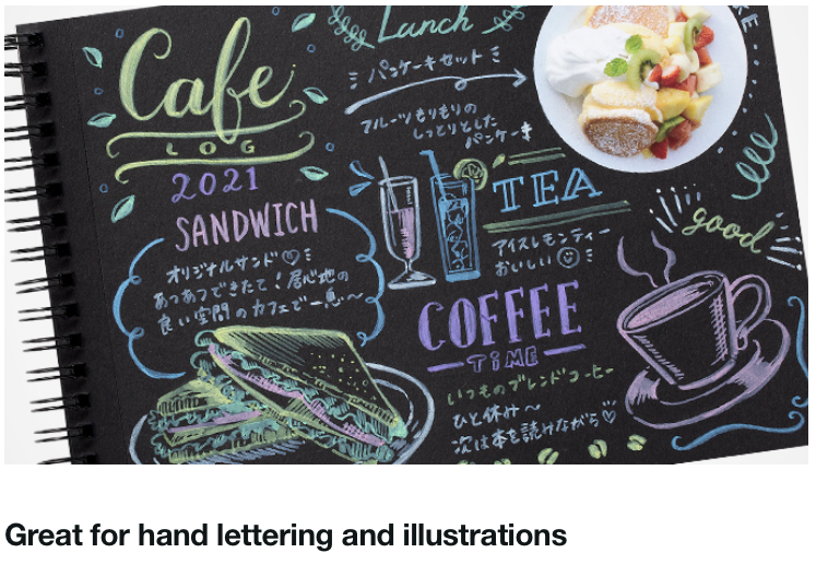 Tombow Fudenosuke Brush Pen, Soft tip, Set of 6 Pastel Colors