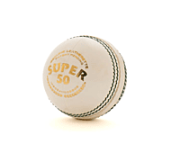 SG SUPER 50 CRICKET BALL [WHITE]