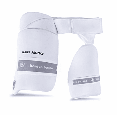 SG PLAYER PROTECTOR THIGH GUARD [BLACK] RH