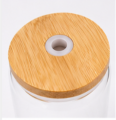 Glass Tumbler With Straw