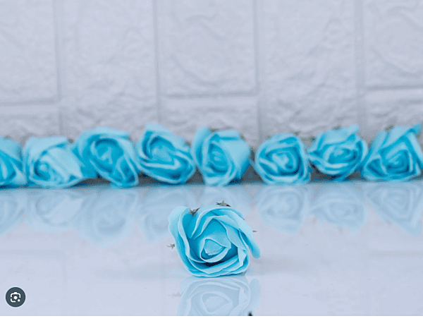Artificial Rose Blue