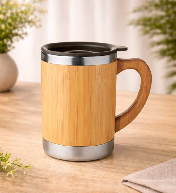 Hydro Nest Bamboo Coffee Mug