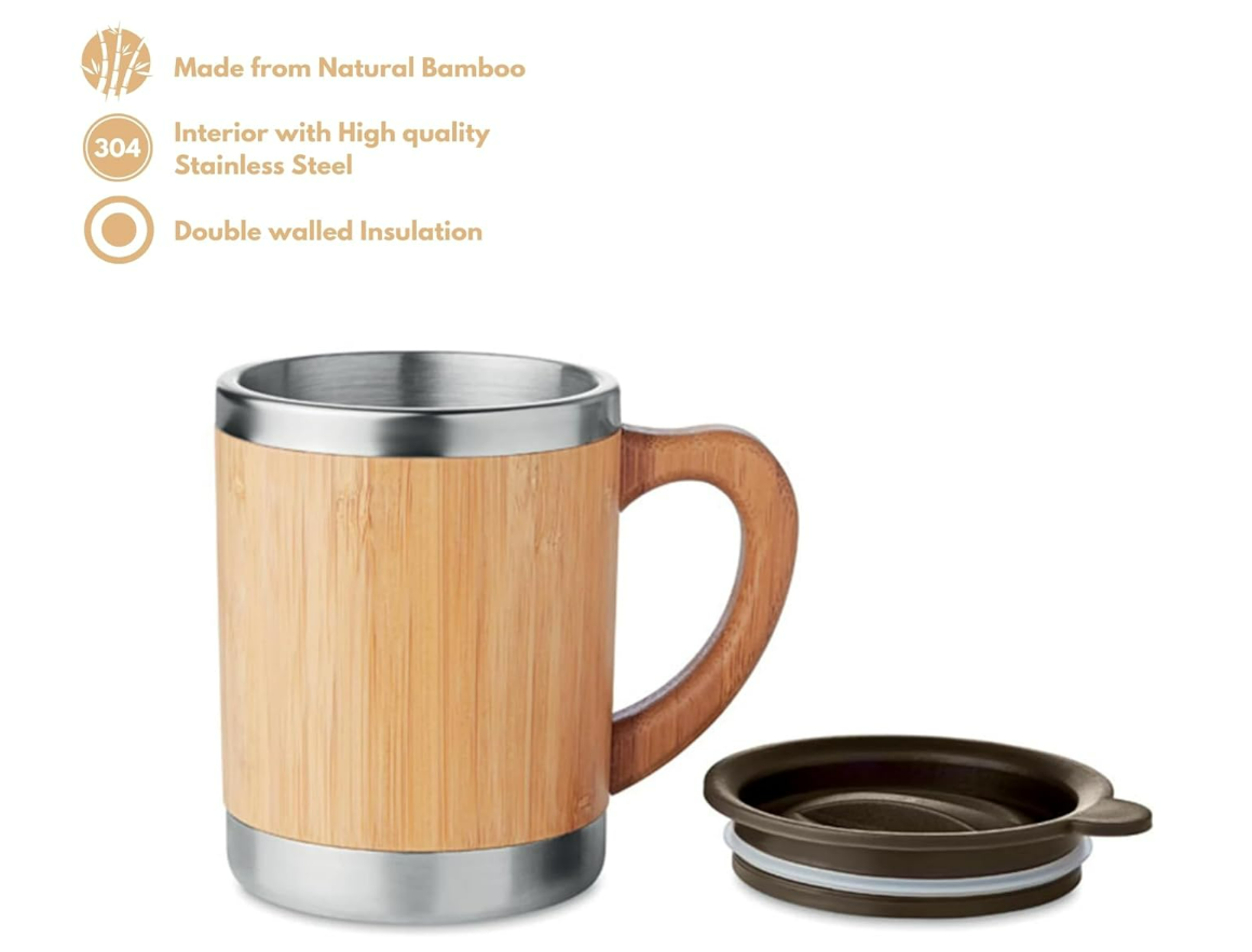 Hydro Nest Bamboo Coffee Mug