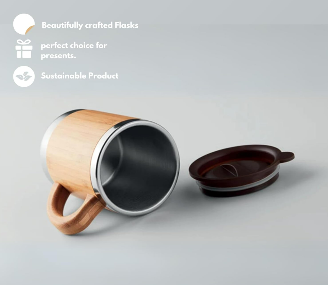 Hydro Nest Bamboo Coffee Mug