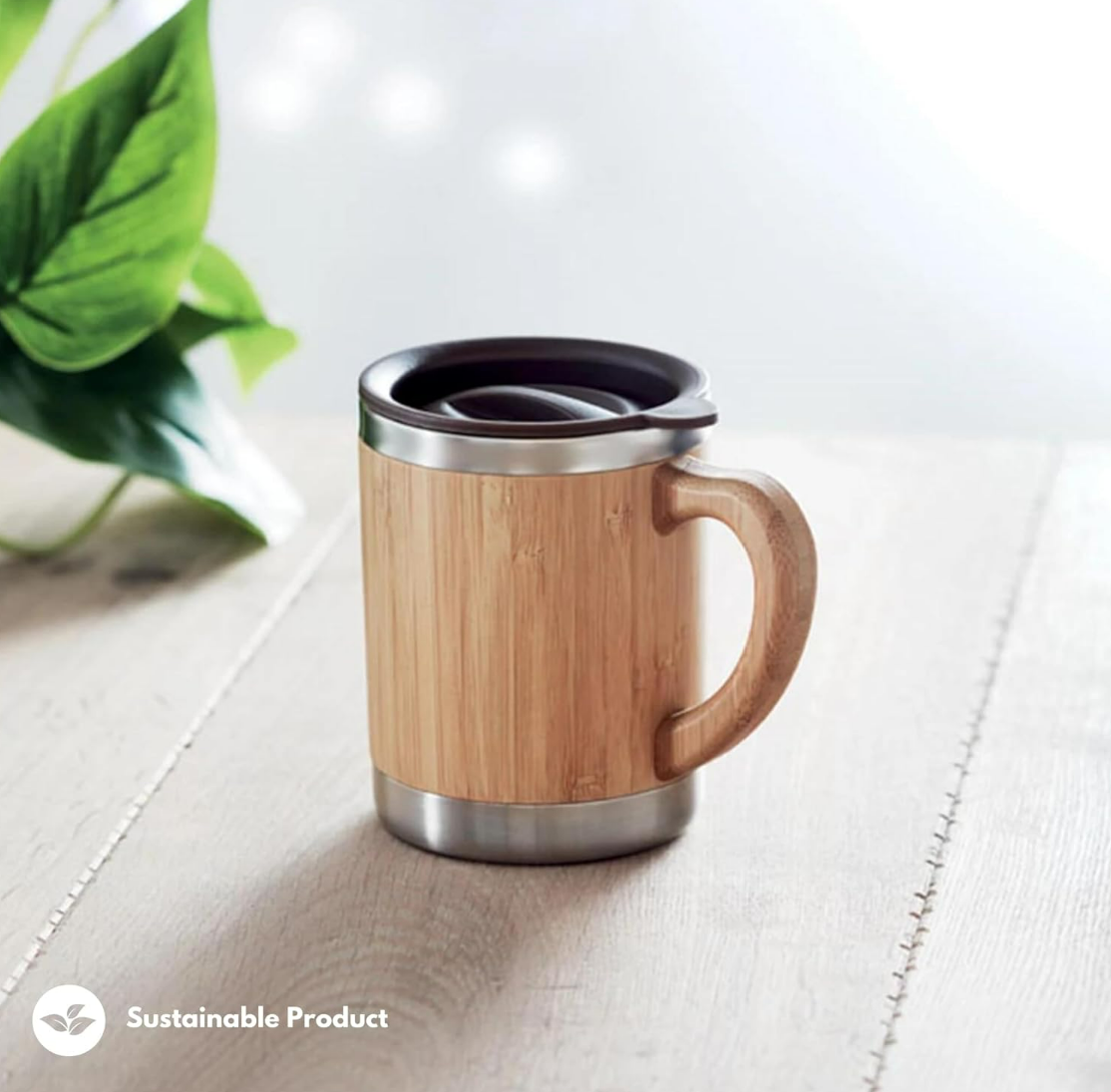 Hydro Nest Bamboo Coffee Mug