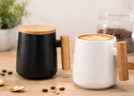 Hydro Nest Premium Ceramic mug With lid
