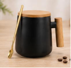 Hydro Nest Premium Ceramic mug With lid