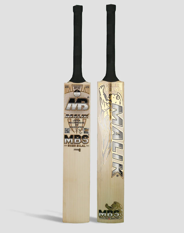 Mb Malik MBS Sher Bilal English Willow CRICKET Bat | 4 Square Sports