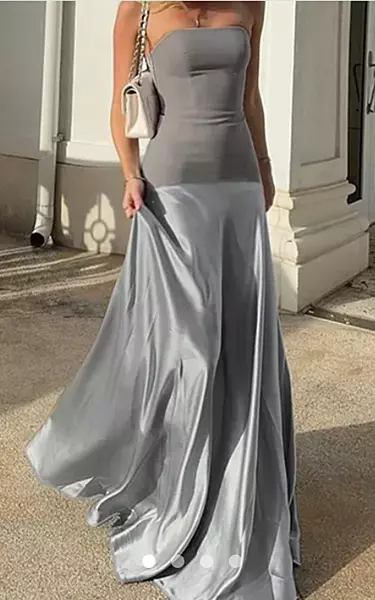 Cocktail tube Dress - Light Grey