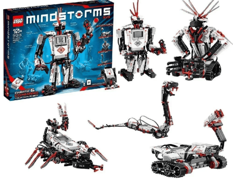 LEGO MINDSTORMS EV3 31313 Programmable Robot Kit – 601 Pieces (Intelligent Brick, Infrared) – STEM Robotics for Kids