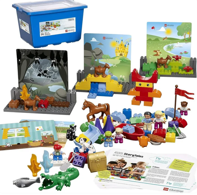 LEGO Education 45005 StoryTales DUPLO Brick Set – 109 Pieces STEM Language Development Kit for Preschoolers